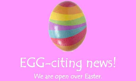 easter trading hours