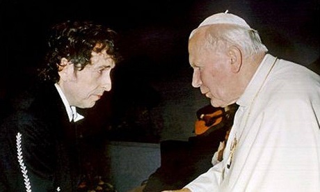 Bob Dylan and Saint John Paul II