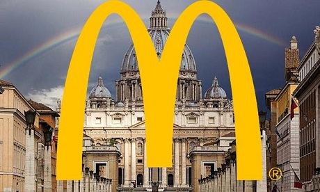 McDonalds next to Vatican