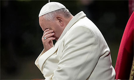 Pope frustrated