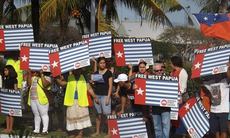 West Papua independence movement protest campaign in Samoa