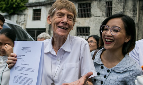 Australian nun challenges Philippine government