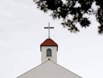 shadowed church