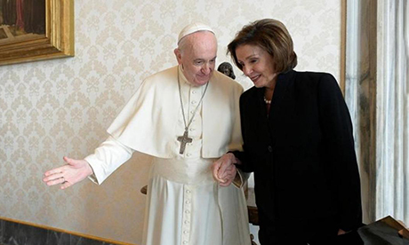 Pelosi meeting Pope