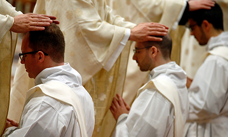 priests divided over Pope