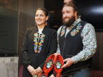 Canadian Indigenous gave pope moccasins