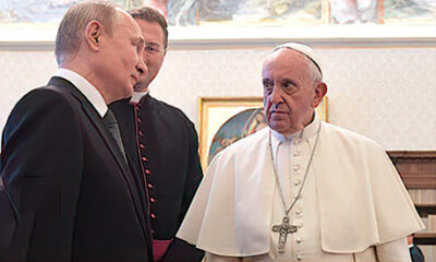 Putin and Pope Francis