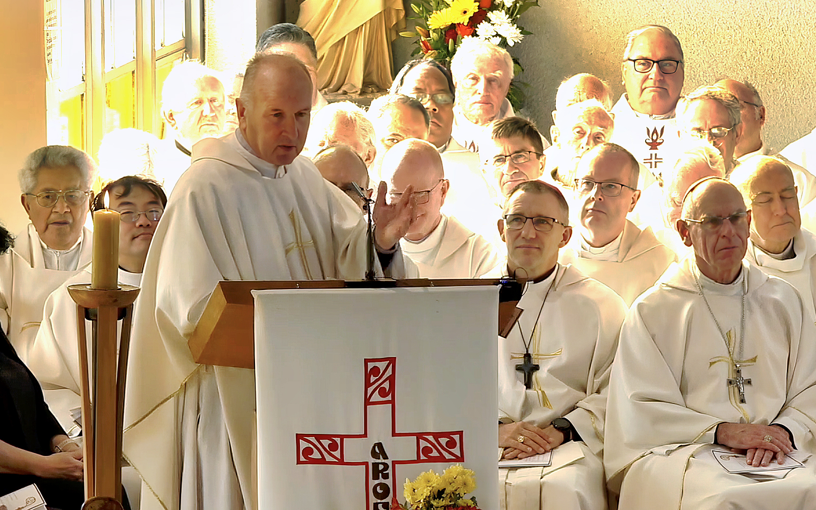 Gerard Burns welcomes Archbishop Martin