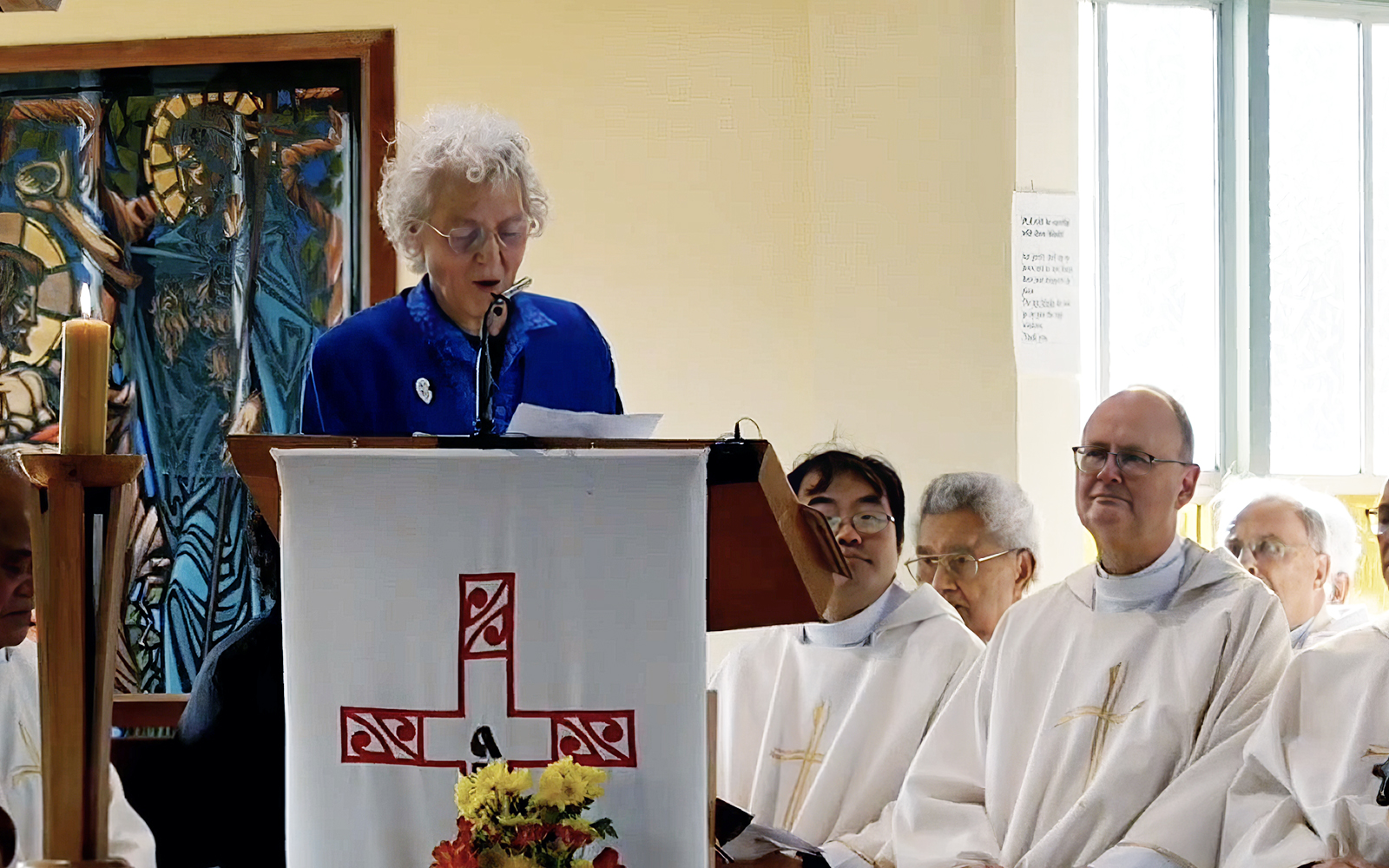 Welcoming the Archbishop - Religious - Margaret Anne Mills DOLC