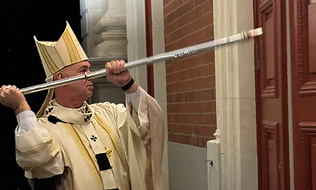 Cathedral door opening