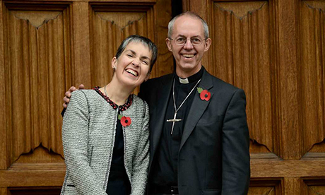 Archbishop of Canterbury Justin Welby and wife Caroline