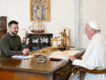 Pope Francis welcomes President Zelensky