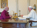 Pope Francis with Archbishop Welby